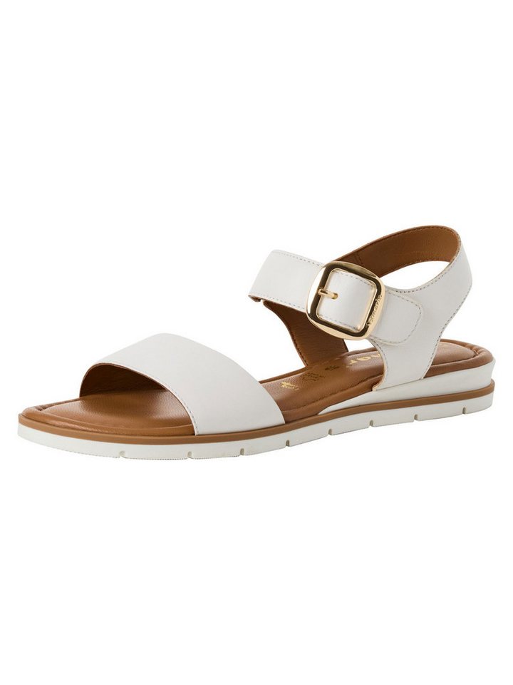 tamaris TOUCH-IT aus Leder kein Absatz 1-28133-44 Sandale TOUCH-IT