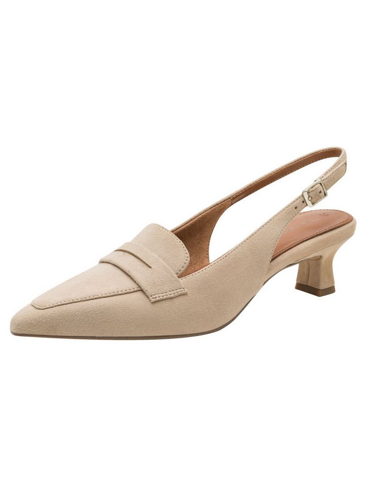 tamaris TOUCH-IT aus Leder Queenie 1-29506-46 Slingpumps TOUCH-IT (beige/braun)