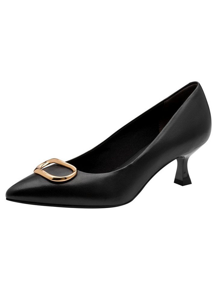 tamaris TOUCH-IT aus Leder Stilettoabsatz 1-22400-46 Pumps TOUCH-IT (schwarz)