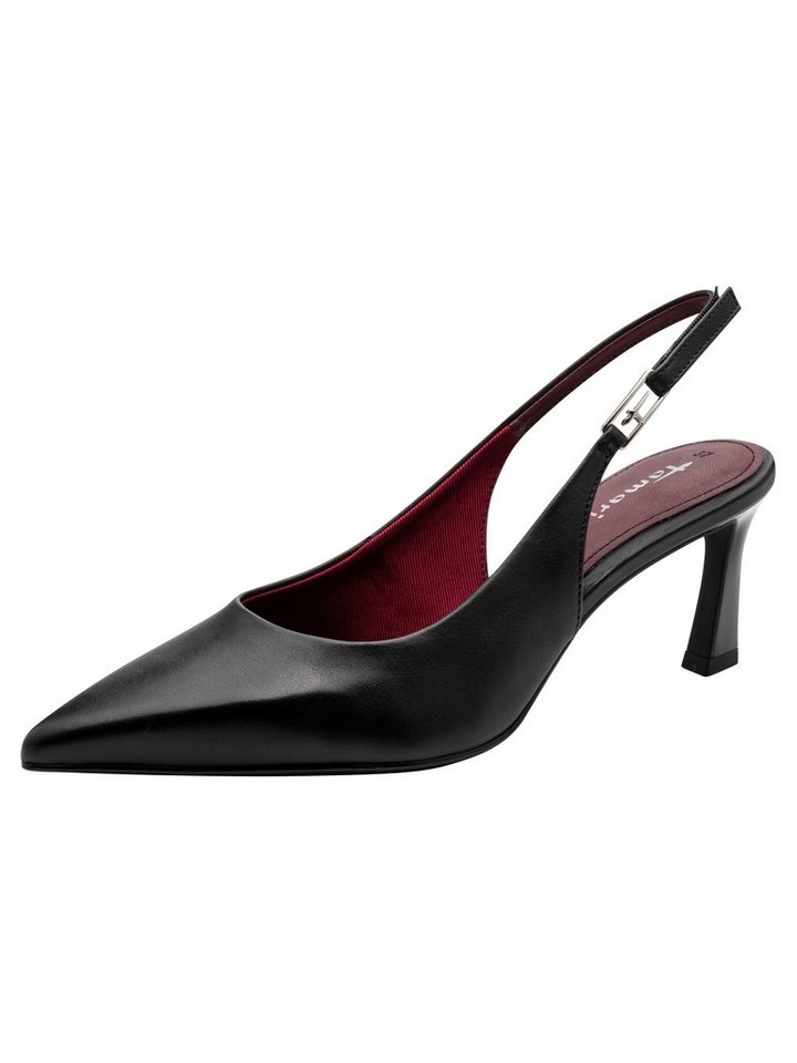 tamaris TOUCH-IT aus Leder Stilettoabsatz 1-29612-47 Slingpumps TOUCH-IT