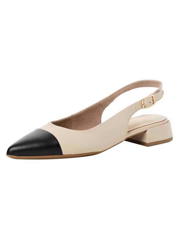 tamaris TOUCH-IT, COMFORT-Lining mit Schließe Blockabsatz Slingpumps TOUCH-IT (braun)