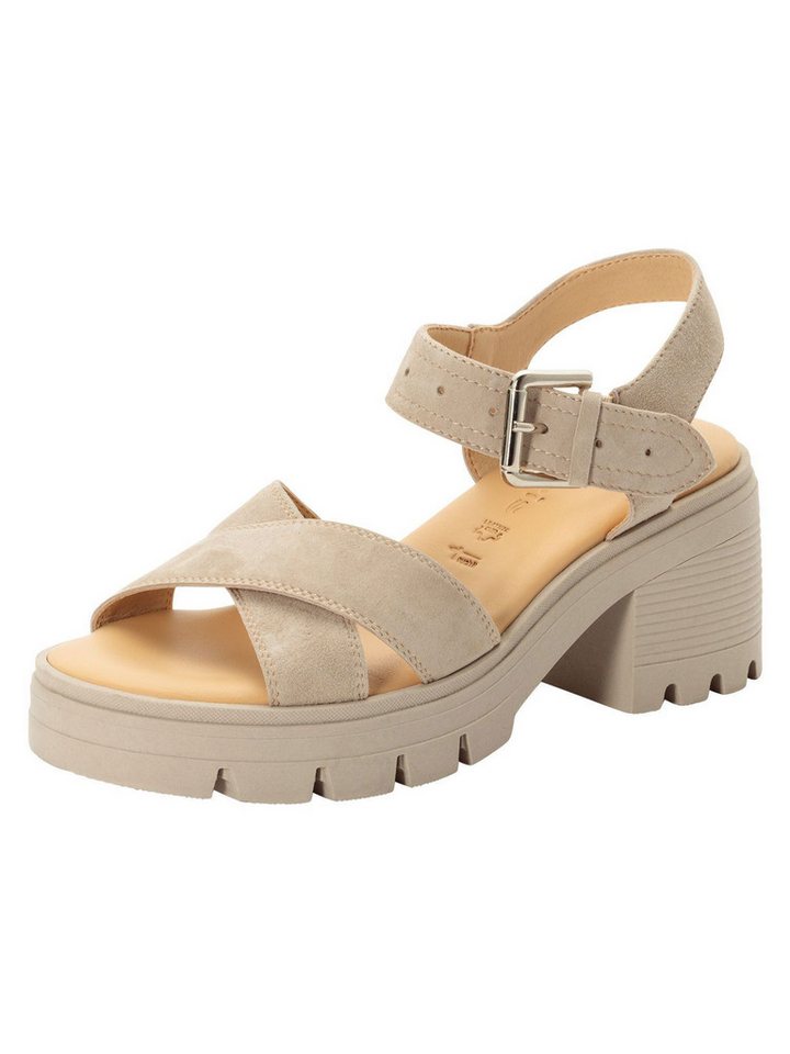tamaris TOUCH-IT, Europrice aus Leder Blockabsatz Sandalette TOUCH-IT