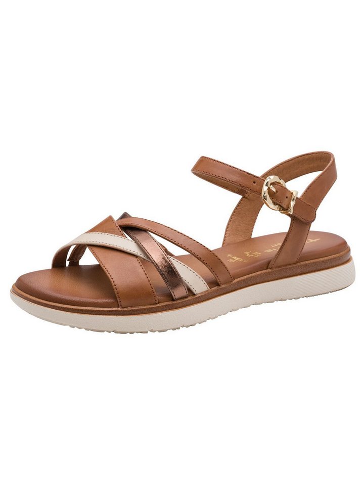 tamaris WIDE FIT comfortFit Frauen kein Absatz 8-88602-46 Sandale comfortFit (braun)