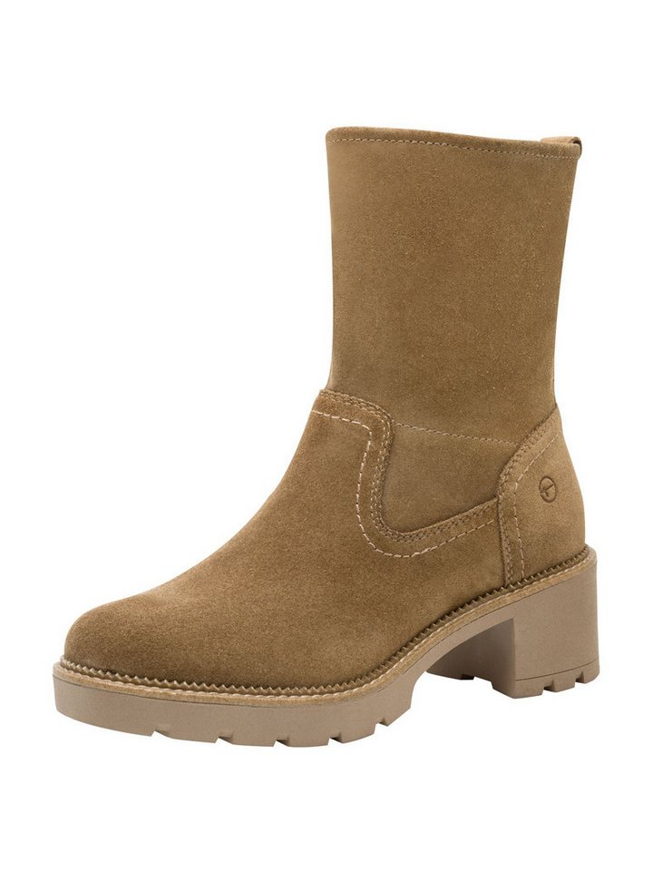 tamaris WIDE FIT comfortFit, Removable Sock aus Leder Stiefelette comfortFit