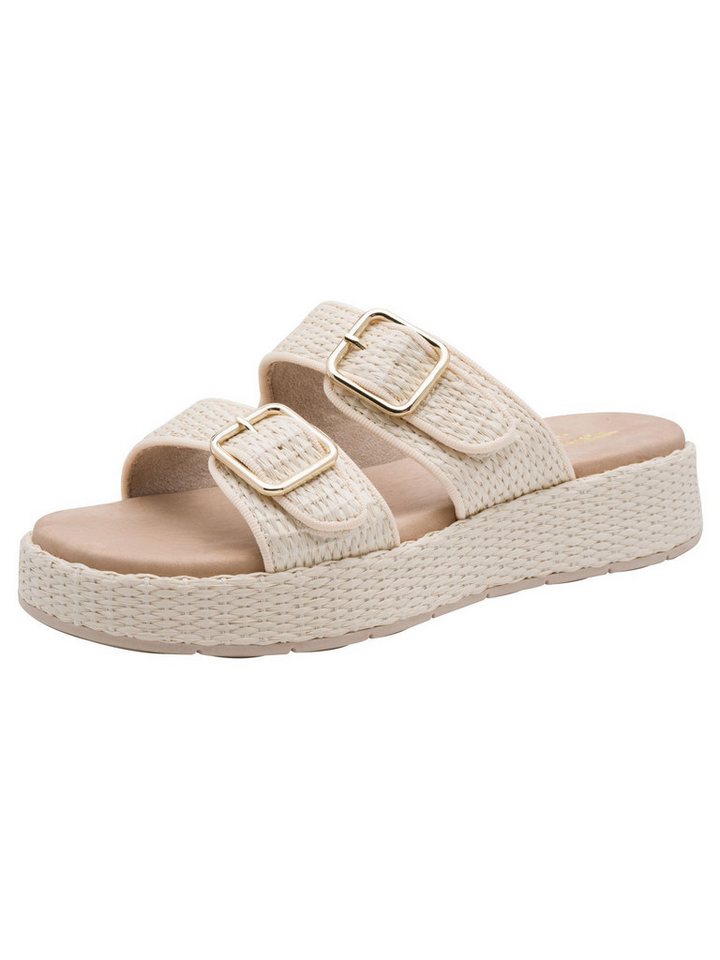 tamaris WIDE FIT Keilpantolette T-FLOW EFFECT