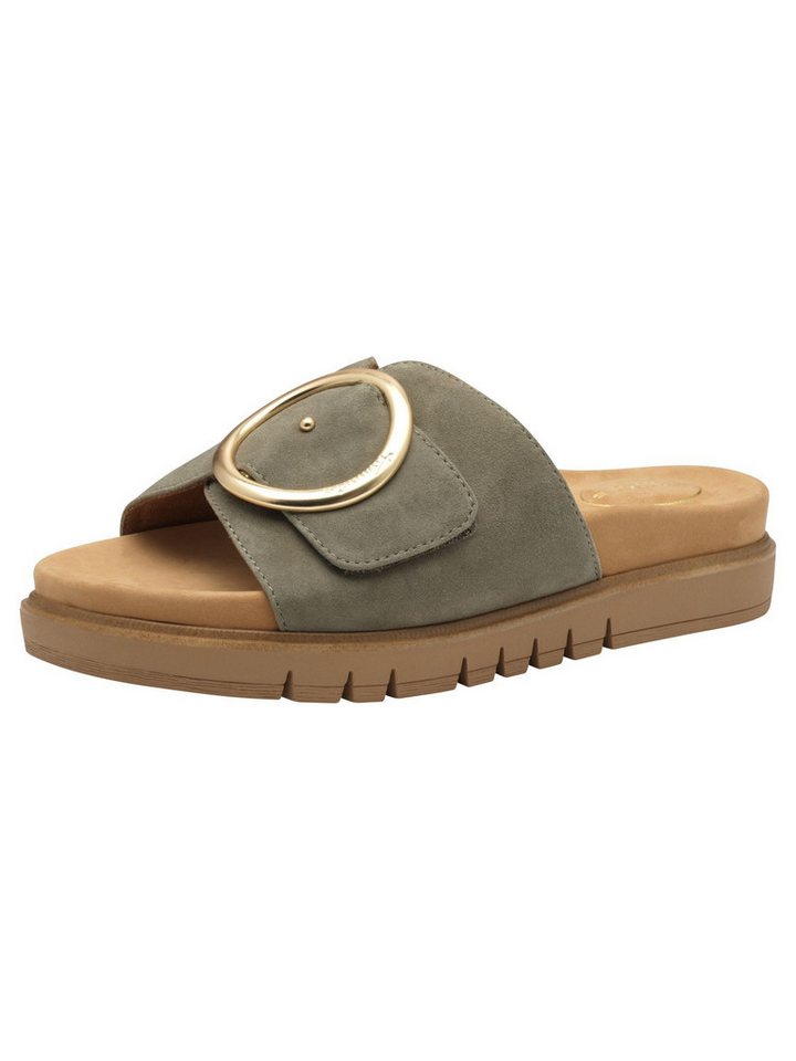tamaris WIDE FIT MultiAdjustable, comfortFit aus Leder Pantolette MultiAdjustable