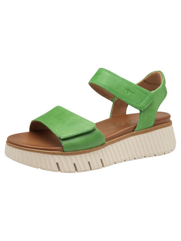 tamaris WIDE FIT MultiAdjustable, comfortFit aus Leder Sandale comfortFit