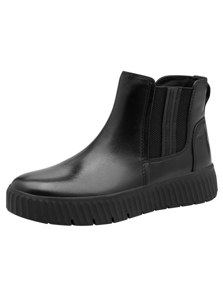 tamaris WIDE FIT Removable Sock, comfortFit aus Leder Removable Sock (schwarz)