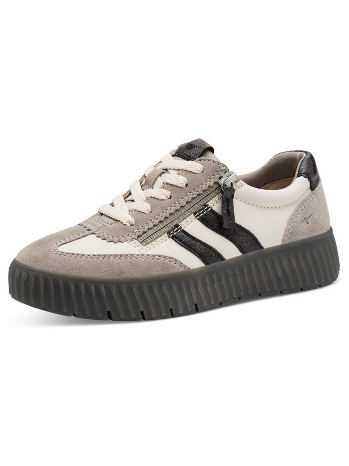 tamaris WIDE FIT Removable Sock, comfortFit aus Leder Sneaker Removable Sock