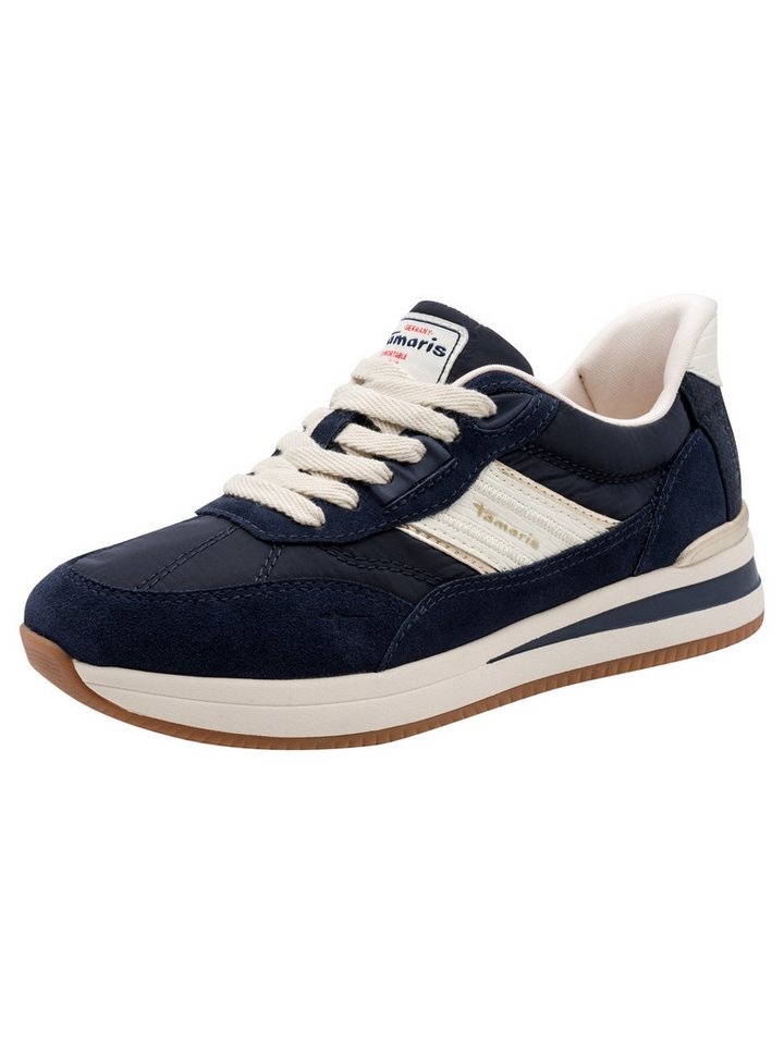 tamaris WIDE FIT Removable Sock, comfortFit, STEP IN Sneaker Removable Sock (blau/braun)