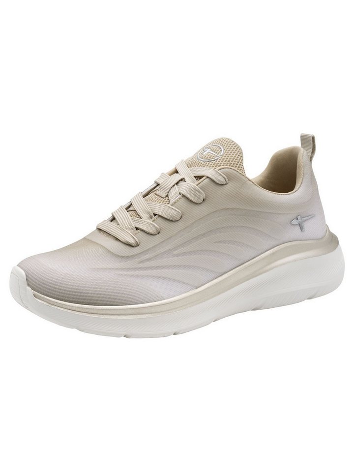tamaris WIDE FIT Sneaker comfortFit (beige/schwarz)