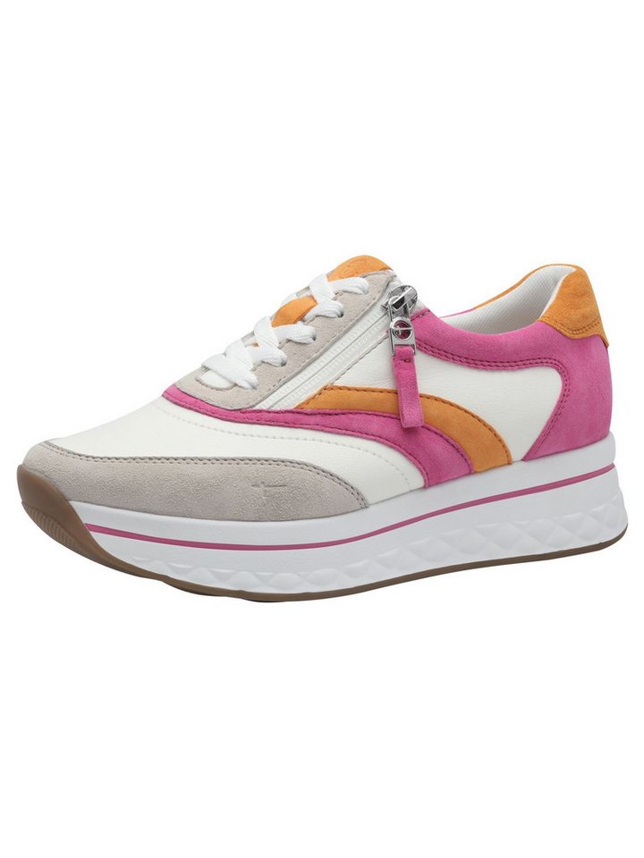 tamaris WIDE FIT T-FLOW EFFECT, Removable Sock, comfortFit Sneaker T-FLOW EFFECT (braun)