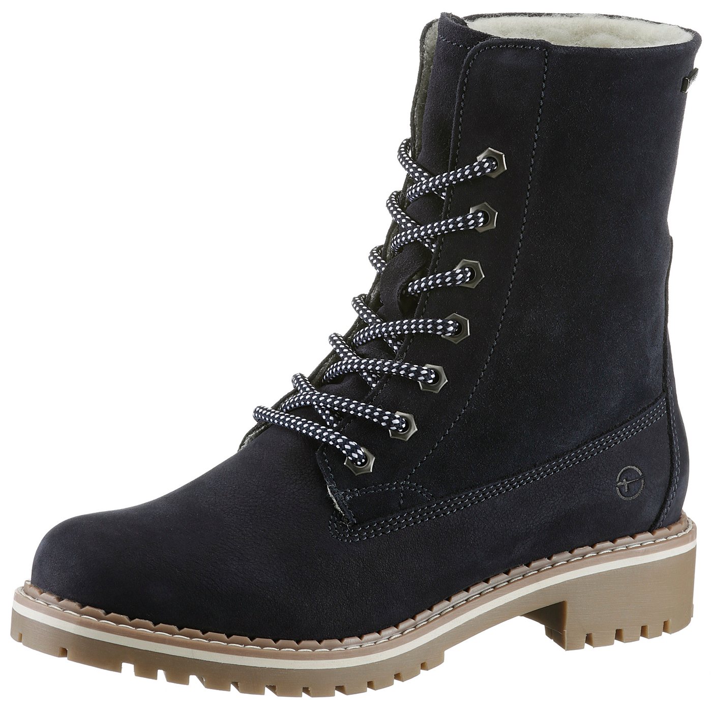 tamaris Winterboots, Blockabsatz, Winterstiefelette, Schnürboots mit DUO-TEX-Ausstattung