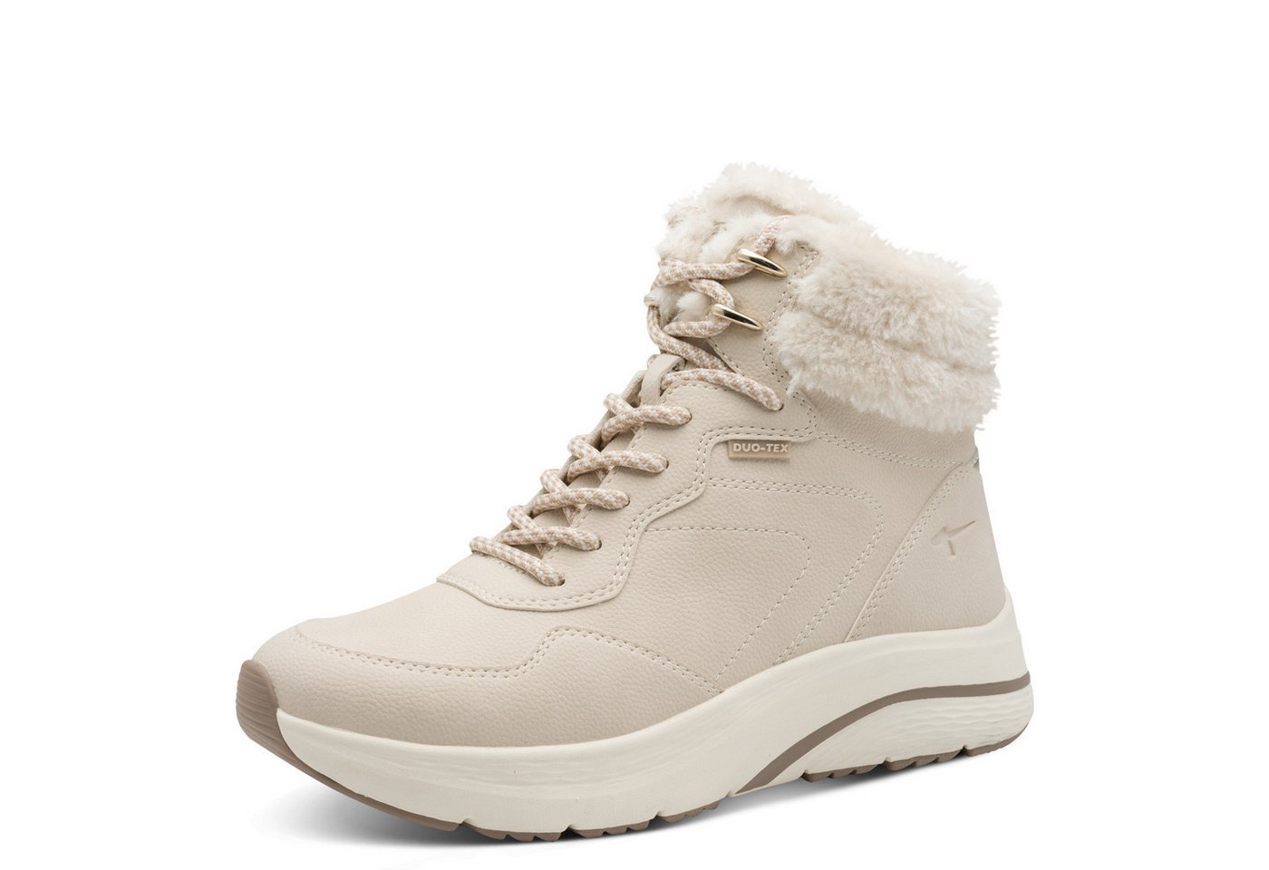 tamaris Winterboots, Keilabsatz, Schnürboots mit wärmeisoliertender Thermo-Innensohle