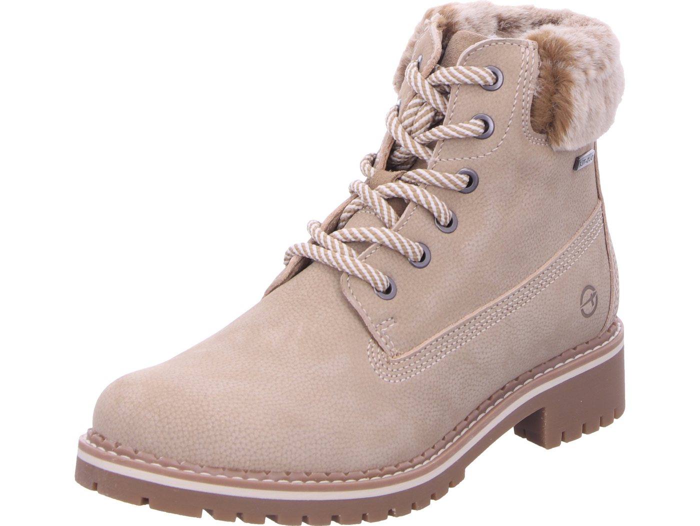 tamaris Winterboots mit TEX-Membran (beige)