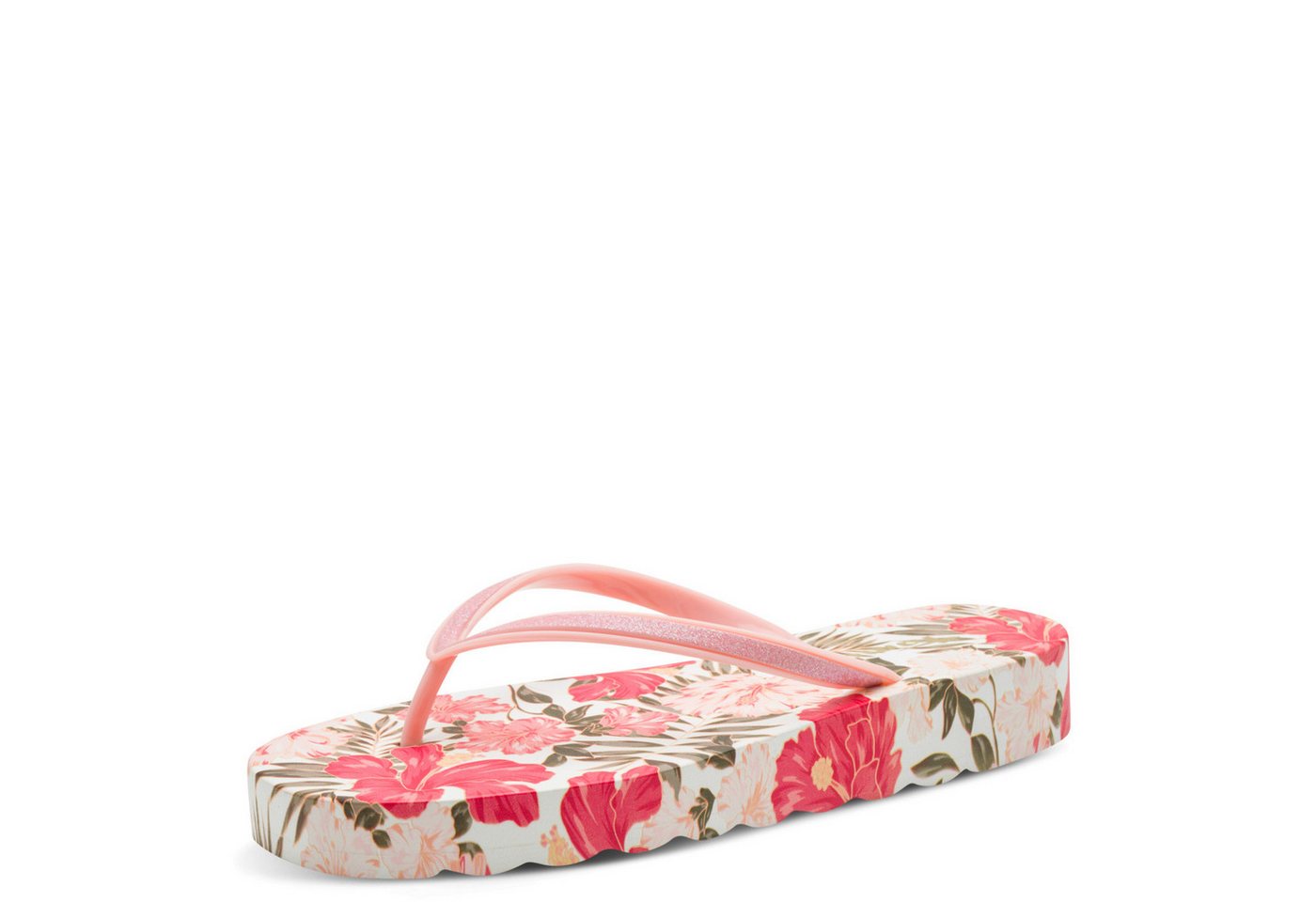 tamaris Zehentrenner Dianette, Sommerschuh, Pool Slide, Flat mit stylischen Print