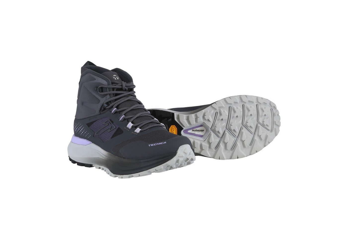 Tecnica Agate S MID GTX (wasserdicht, Synthetic, Speed-Hiking) grau/lavender Wanderschuh
