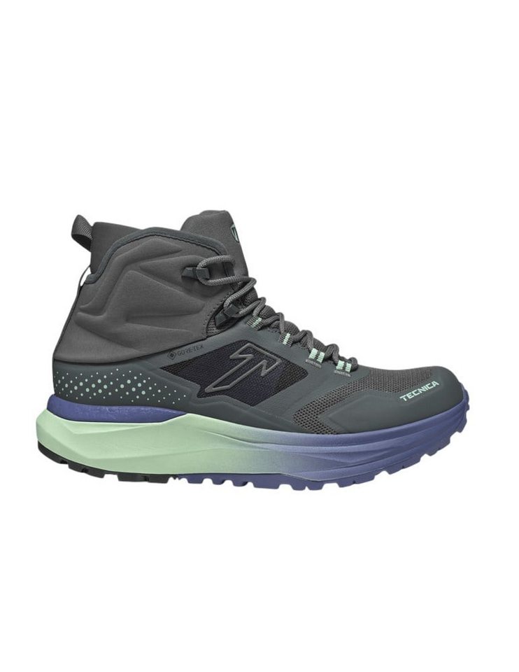 Tecnica Agate S MID GTX (wasserdicht, Synthetic, Speed-Hiking) schwarz/violett Wanderschuh