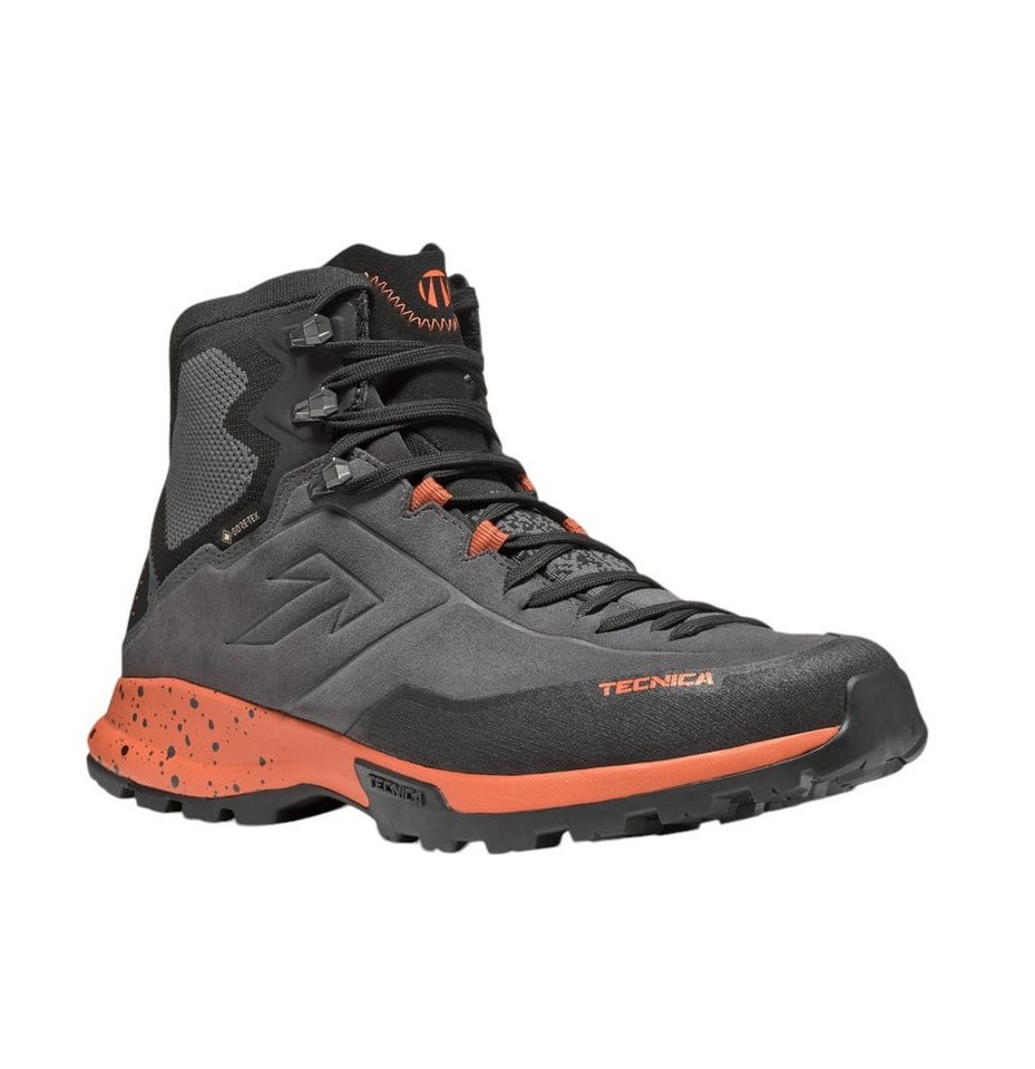 Tecnica Forge Hike MID GTX (Hiking, wasserdicht) dunkelgrau/orange Herren Wanderschuh