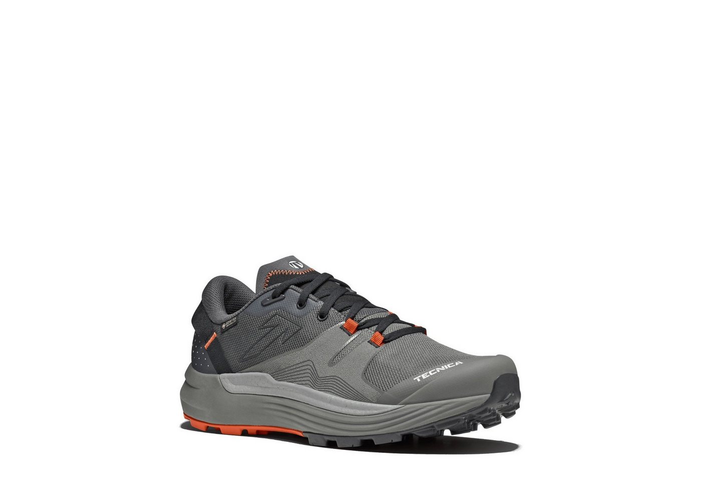 Tecnica Spark Speed S GTX (Fast-Hiking, wasserdicht) dunkelgrau/orange Herren Wanderschuh