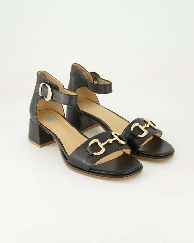 Terry Nory-23 Sandalette Obermaterial: Leder (schwarz)