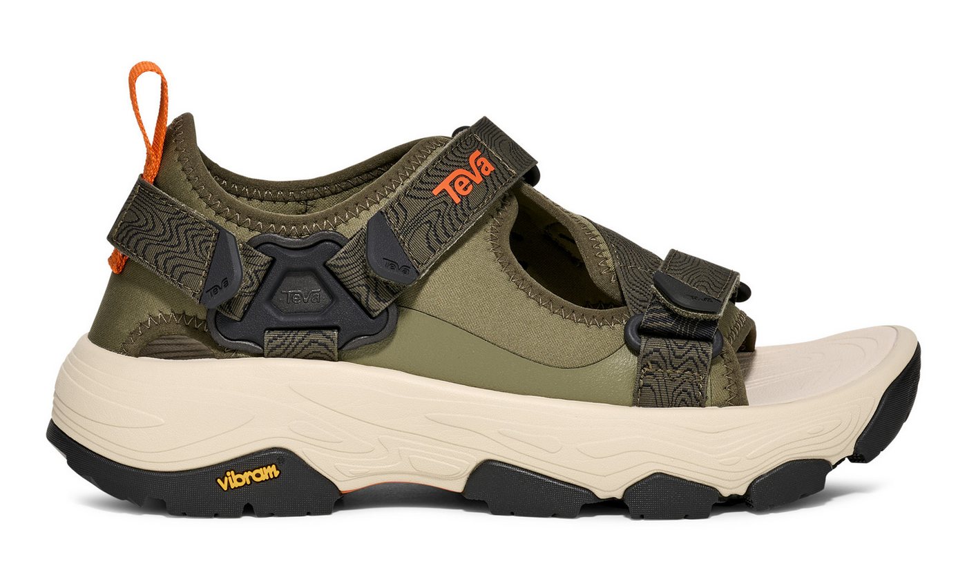 Teva GRANDVIEW MAX SANDAL MEN Sandale mit Klettverschluss, atmungsaktiv, mit Vibram® Sohle