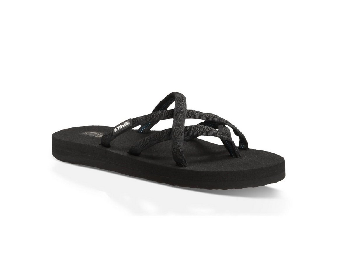 Teva Zehensandale Olowahu schwarz/schwarz Damen Sandale
