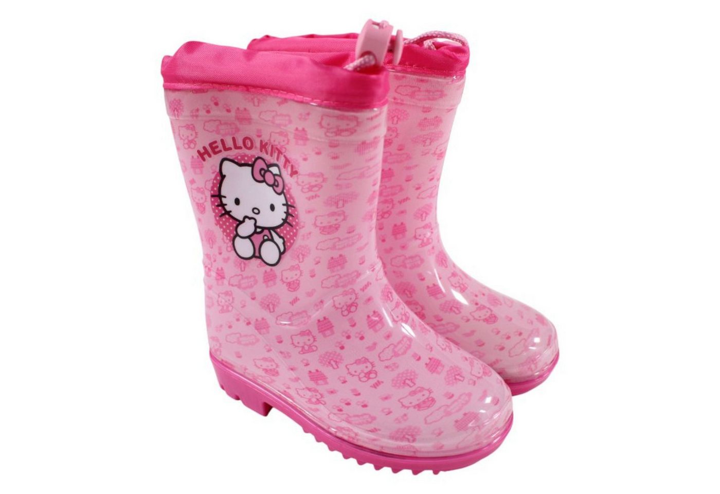 Textiel Trade B.V. Hello Kitty – Niedliche Mädchen Regenstiefel für Schule & Freizeit Gummistiefel