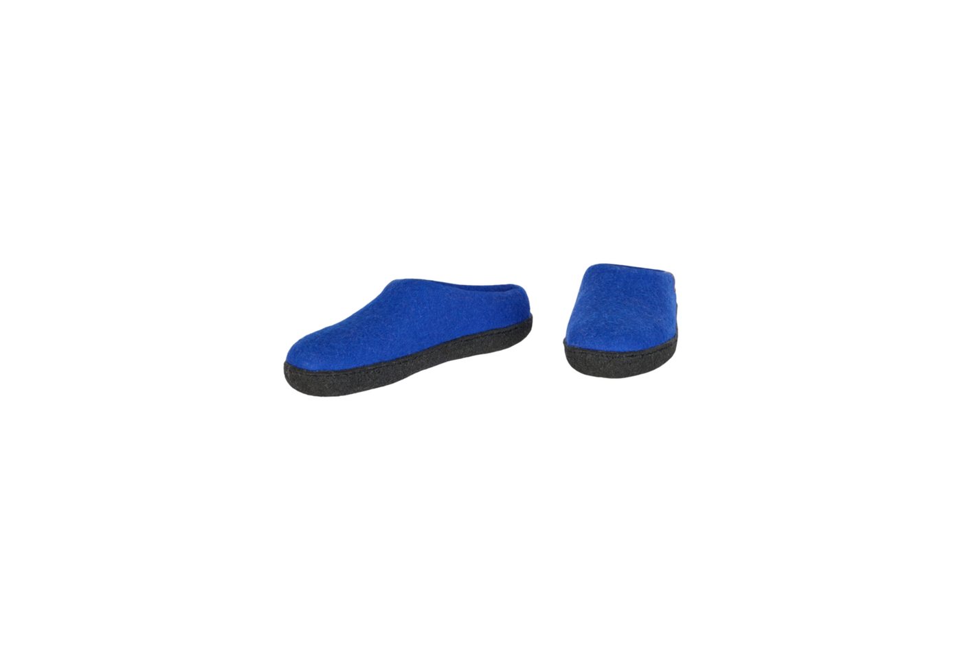 THC Natural Line THC Pantoffel Slipper blau Pantoffel (1 Paar, 1-tlg., 1 Paar) 100% Schurwolle