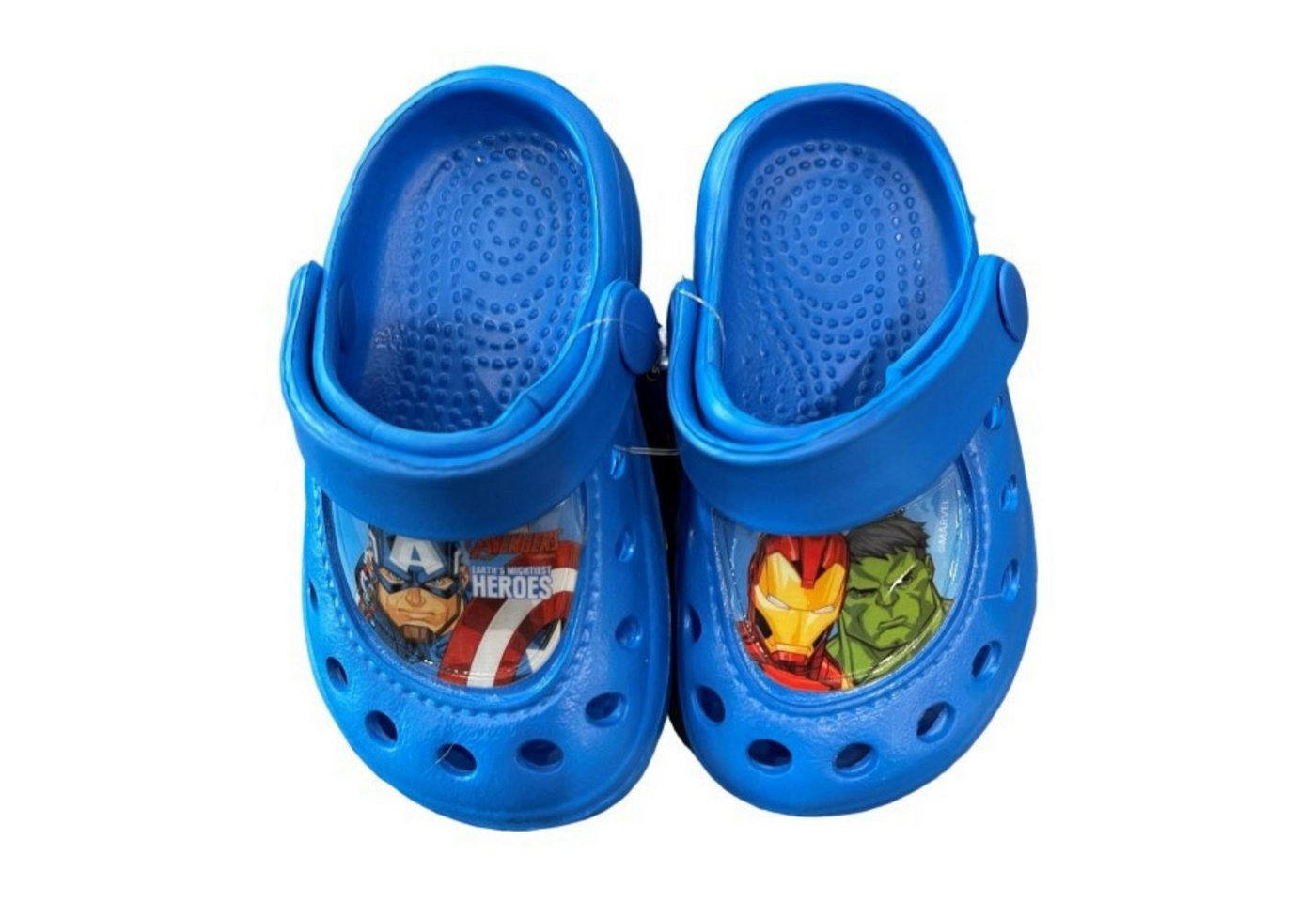 The AVENGERS Avengers Kinder Clogs Hausschuhe Marvel Blau Clog