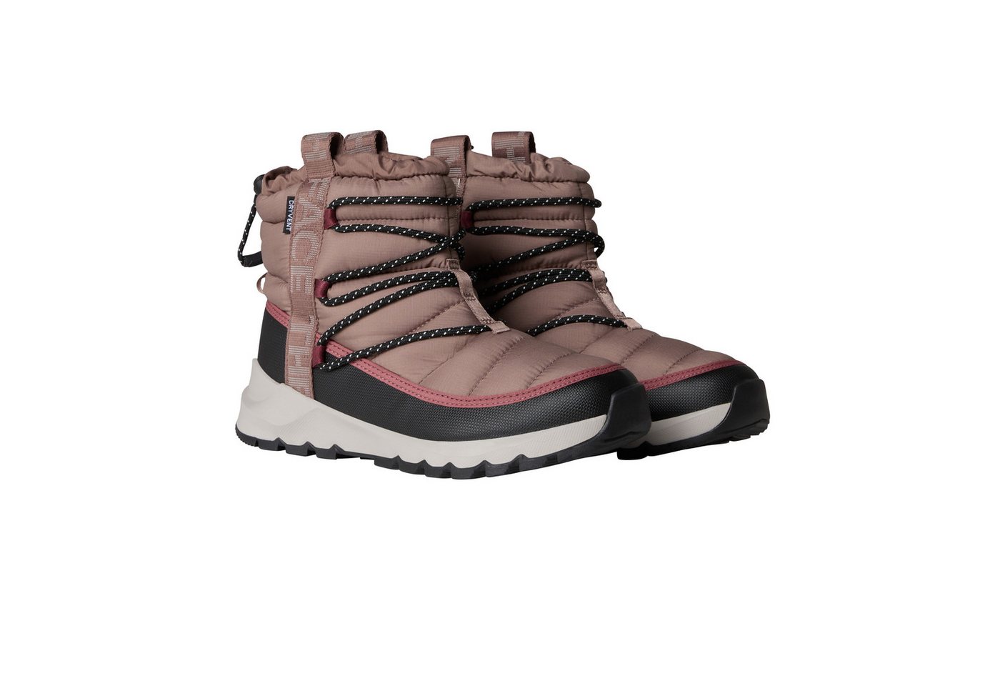 The North Face W THERMOBALL LACE UP WP Winterstiefel Snowboots, Winterboots, Winterschuhe, wasserdicht (braun)