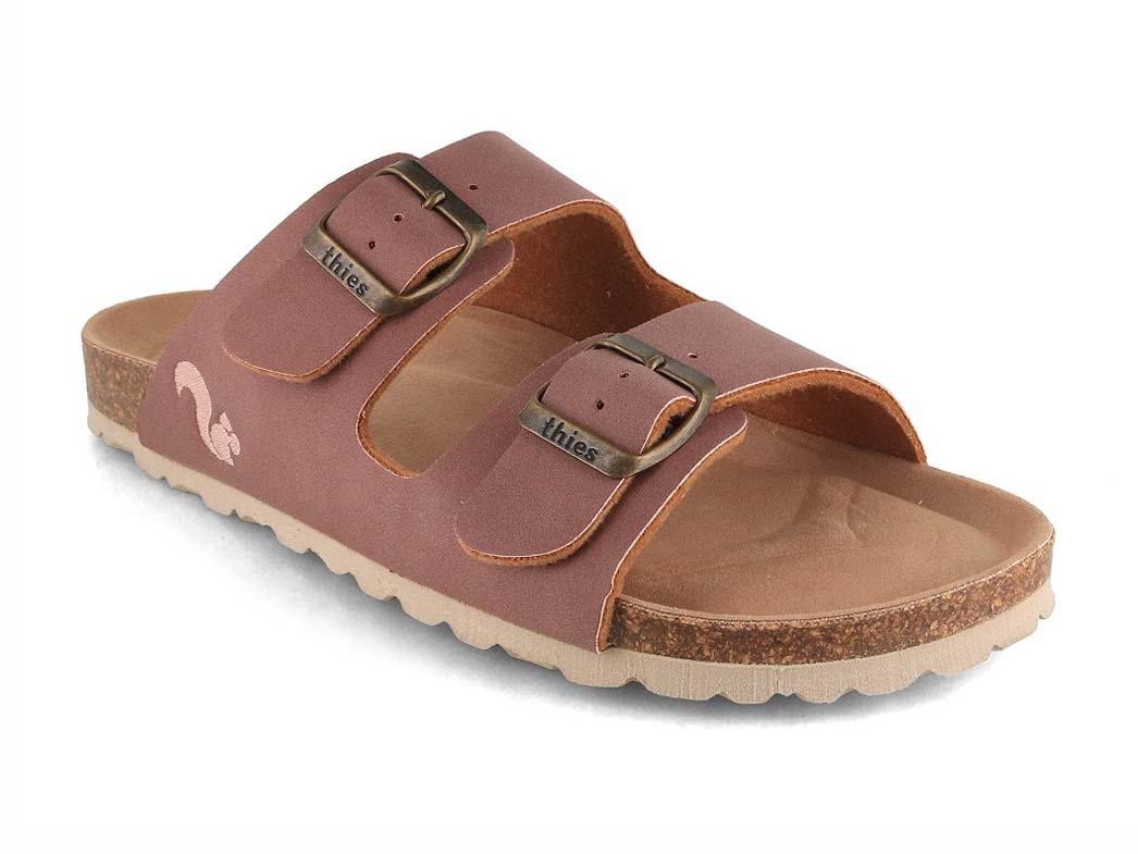 thies Eco Bio Damen Sandale Hausschuh
