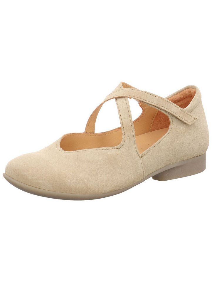 Think! Ballerinas Leder Riemchenballerina (beige)