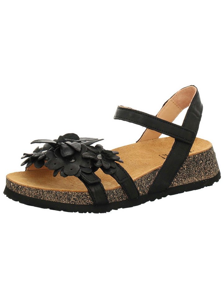 Think! Sandalen Leder Riemchensandale (schwarz)