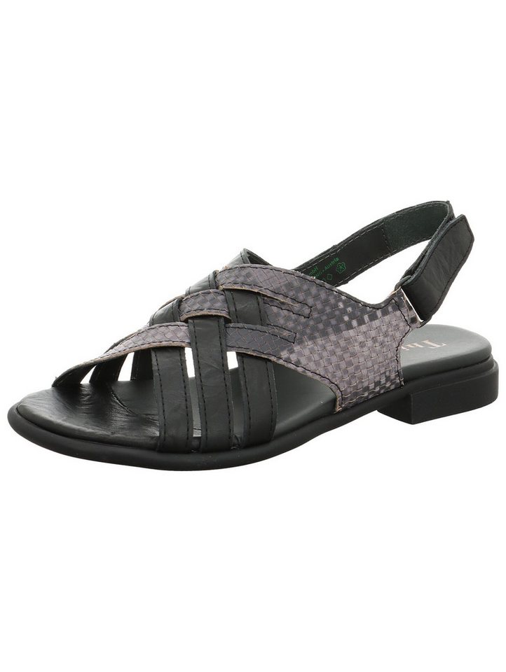 Think! Sandalen Leder Riemchensandale (schwarz)