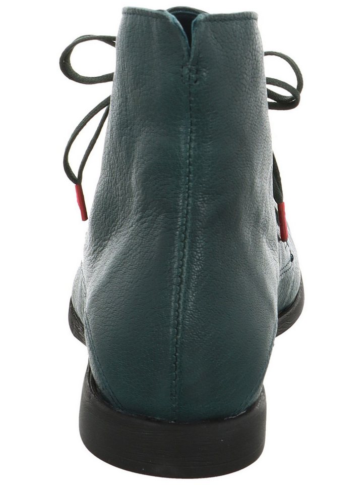 Think! Stiefelette Nappaleder Schnürstiefelette (Petrol)