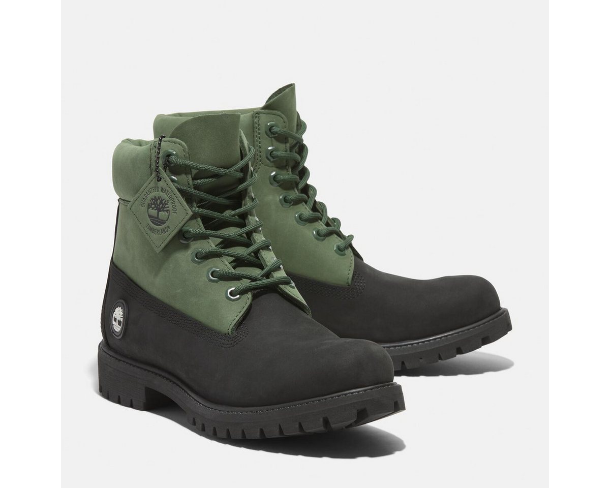 Timberland 6 inch Premium FTB Schnürboots Winterstiefel, Schnürstiefel, Winterschuhe, wasserdicht (schwarz)