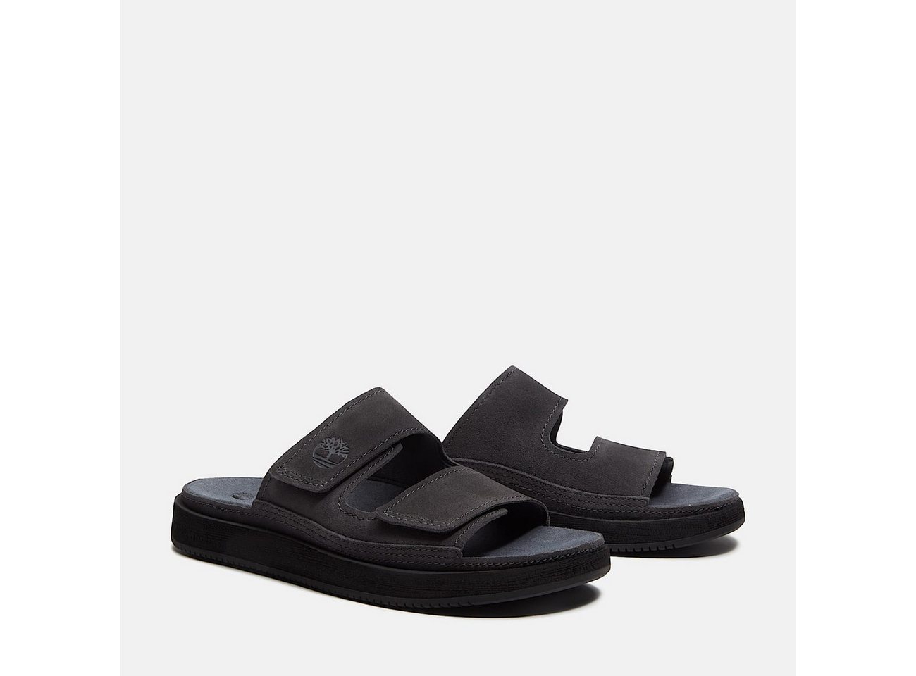 Timberland CASCO COVE SLIDE SANDAL aus Timberland Premium Nubuk-Leder (grau)