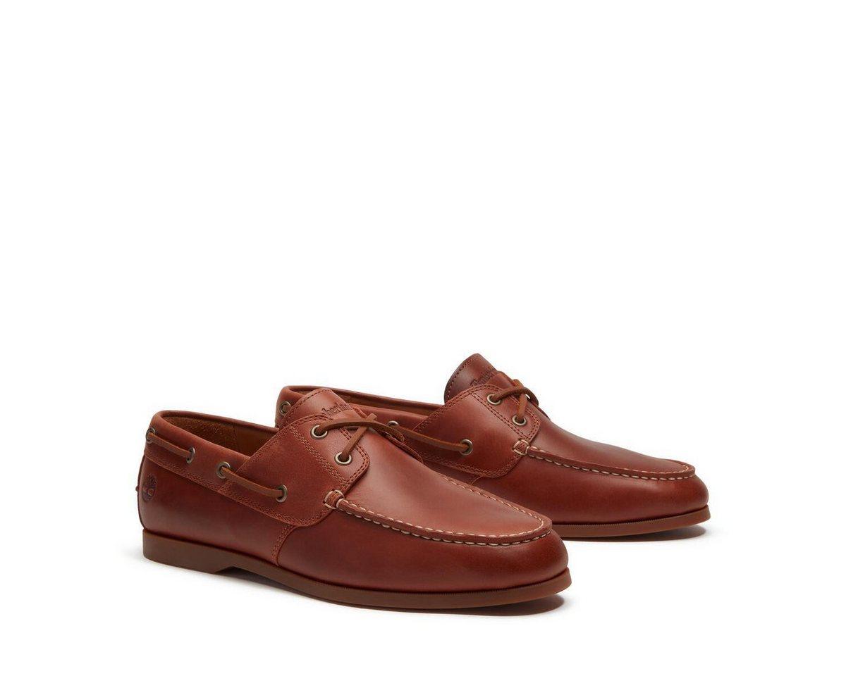 Timberland CEDAR BAY ESSENTIAL BOAT SHOE Bootsschuh aus Leder (MD BRN F GRAIN)
