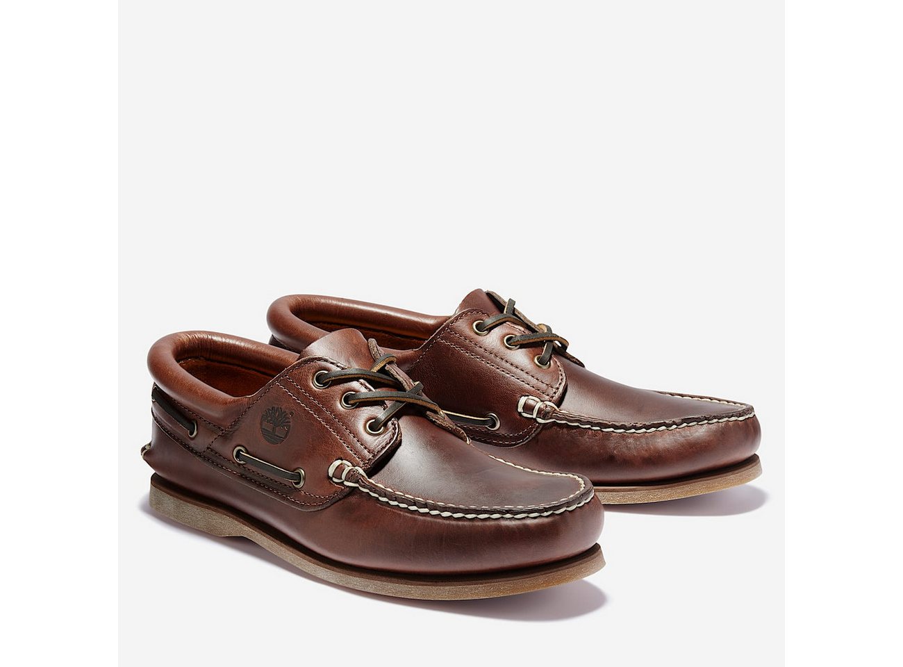 Timberland CLASSIC BOAT 3 EYE PADDED COLLAR Bootsschuh Classic Bootsschuh aus Timberland Premium Leder