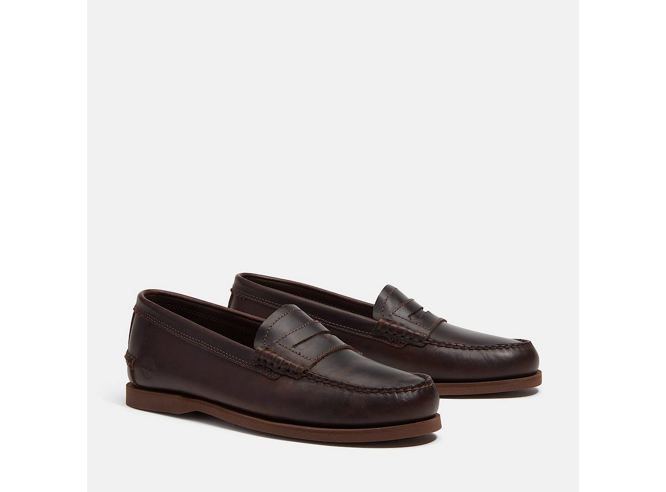 Timberland CLASSIC BOAT LOAFER SHOE Bootsschuh Classic Boat Loaferschuh aus Timberland Premium Leder (DK BRN F GRAIN)