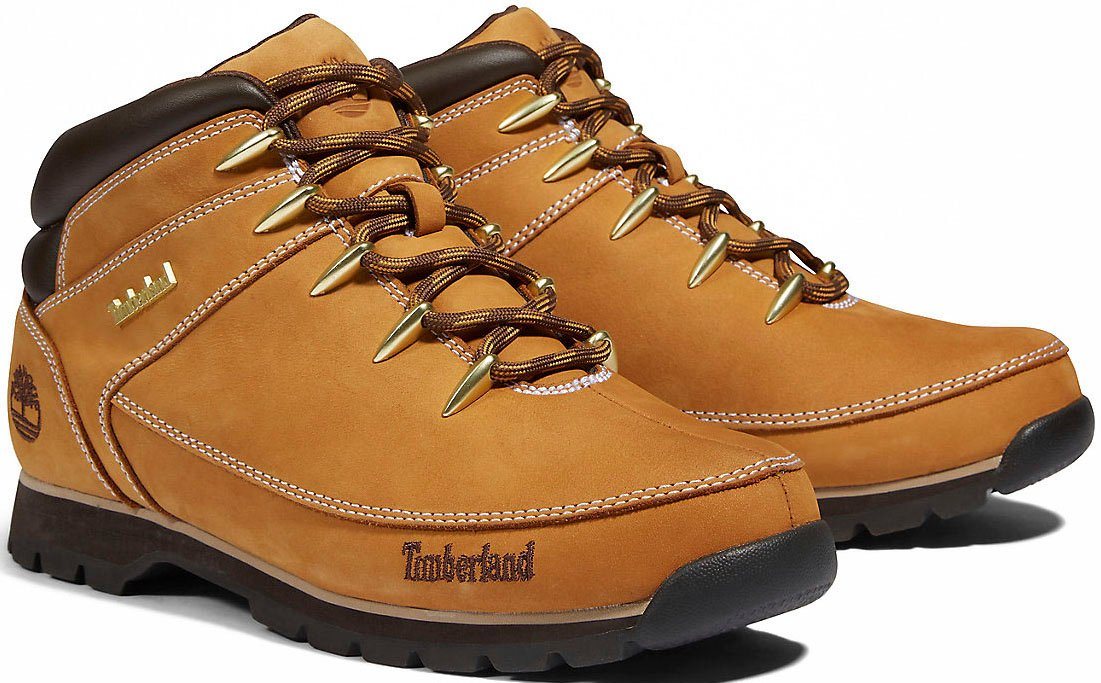 Timberland EURO SPRINTMID LACE UP BOOT Schnürboots Winterstiefel, Schnürstiefel, Winterschuhe (braun)