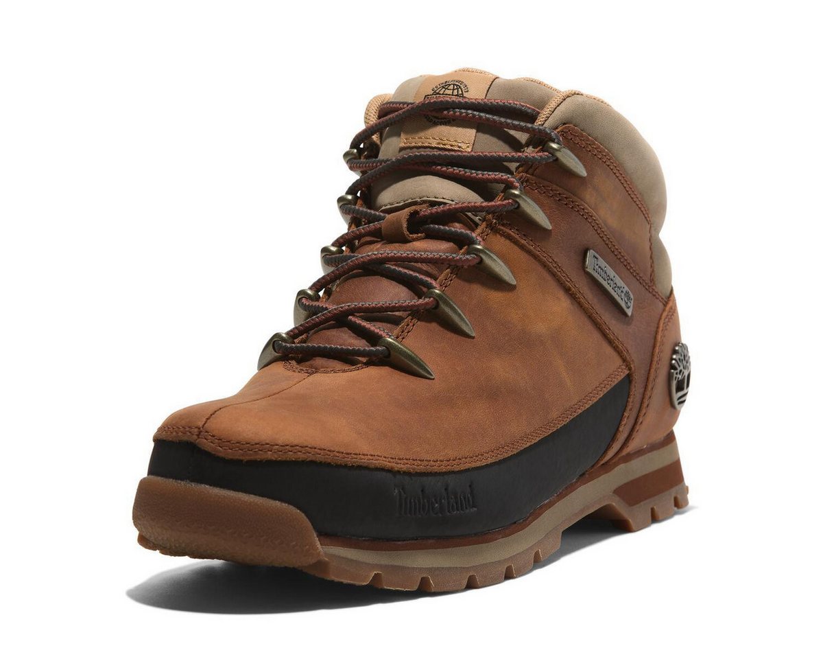 Timberland EURO SPRINTMID LACE UP BOOT Schnürboots Winterstiefel, Schnürstiefel, Winterschuhe (braun/orange)