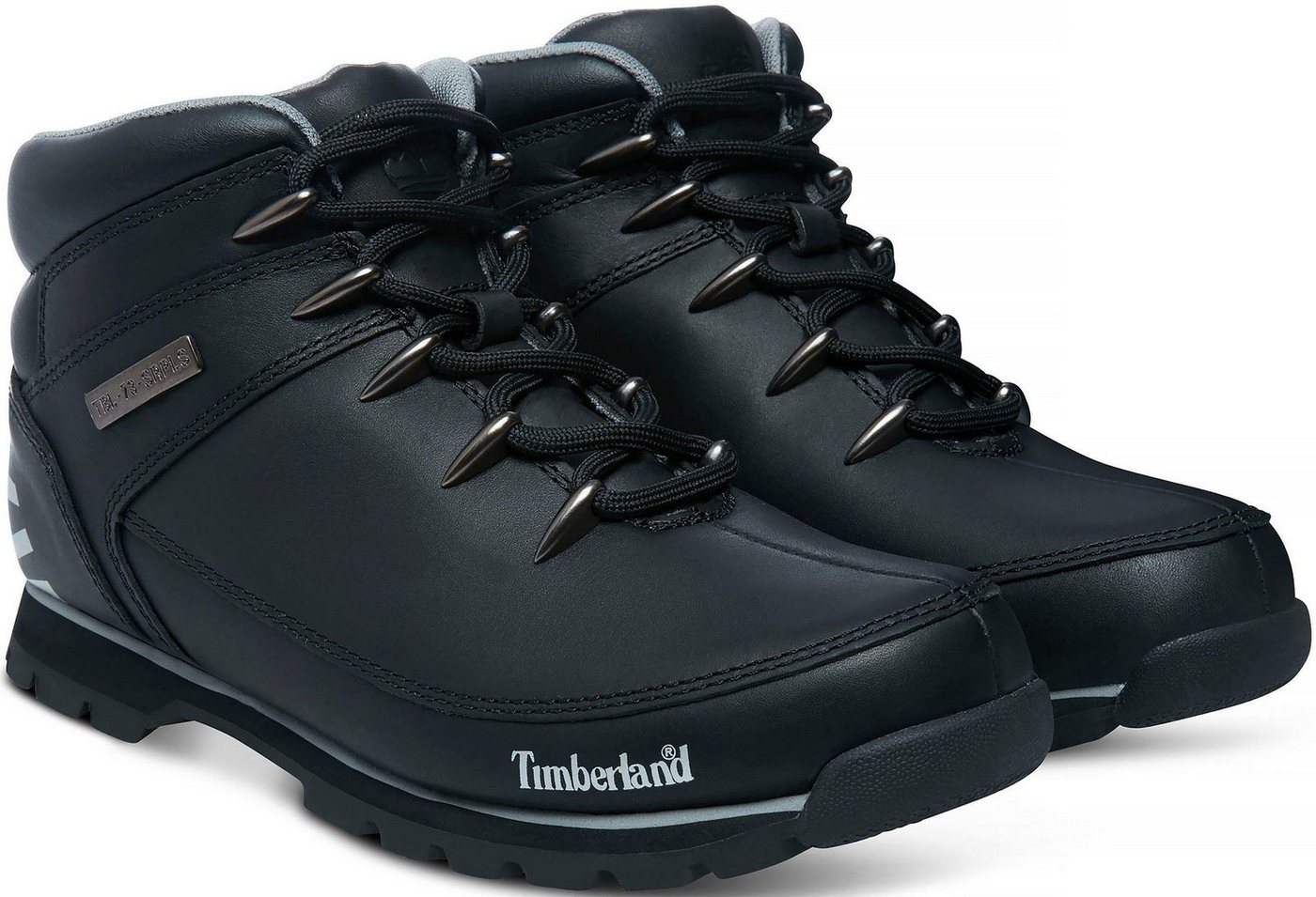 Timberland EURO SPRINTMID LACE UP BOOT Schnürboots Winterstiefel, Schnürstiefel, Winterschuhe (schwarz)