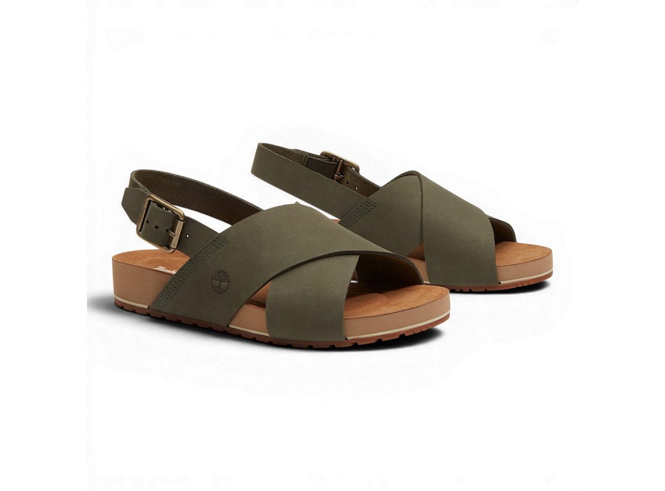 Timberland Malibu Waves Basic Backstrap dunkelgrün Damen Sandale