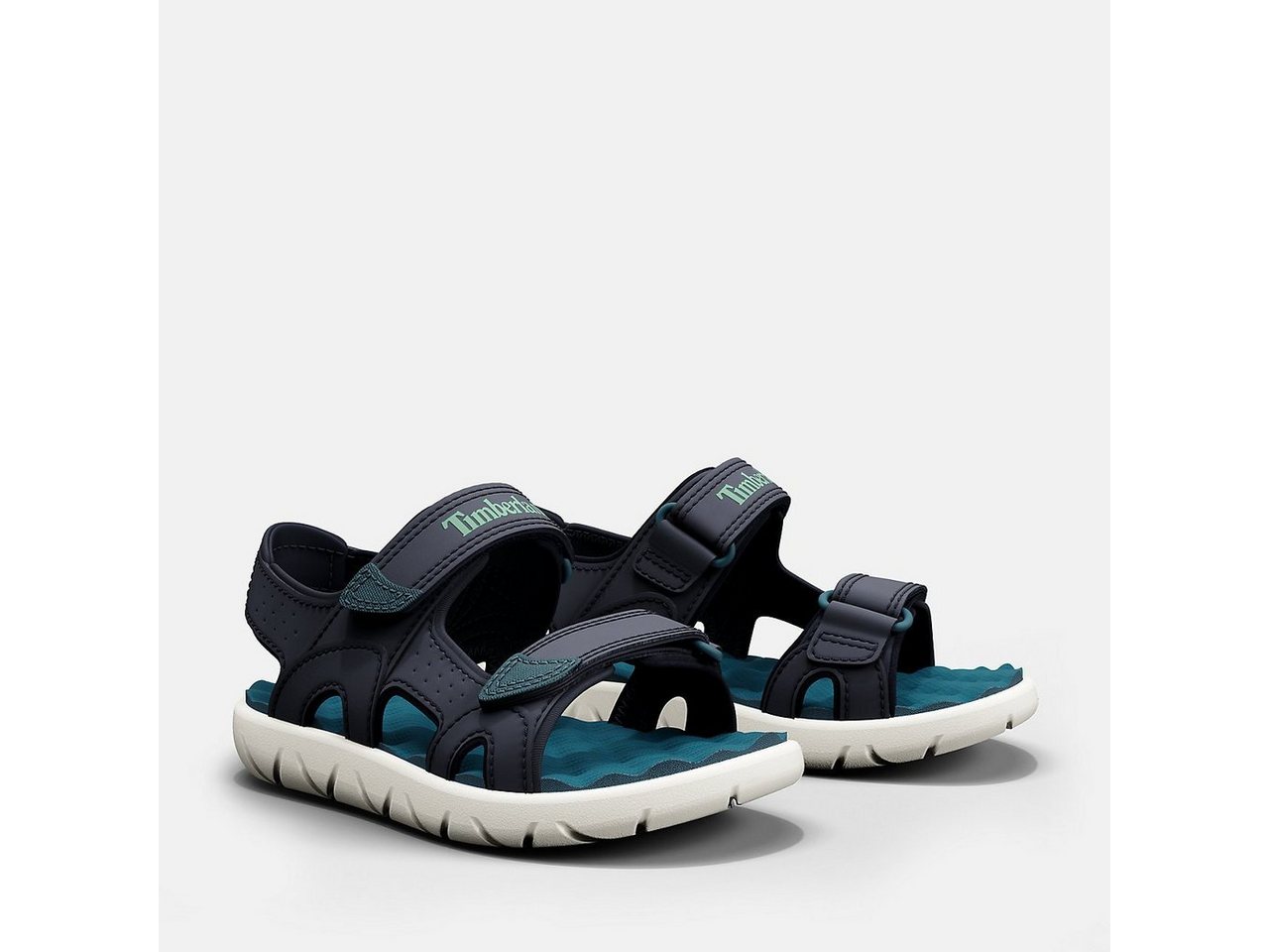 Timberland PERKINS ROW BACKSTRAP SANDAL Sandale mit Klettverschluß (blau)