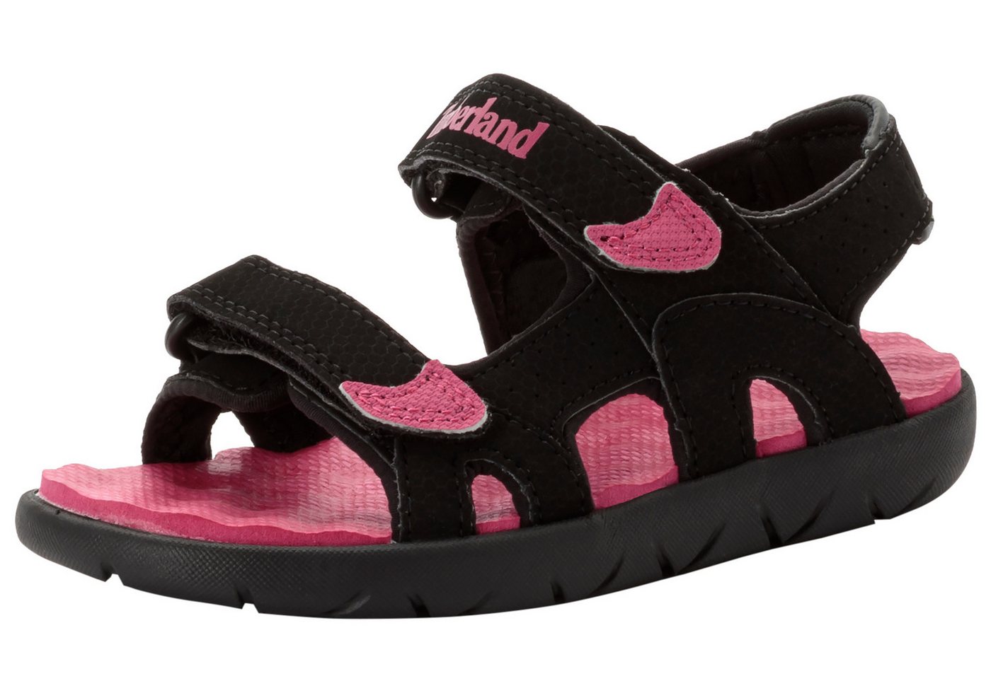 Timberland PERKINS ROW BACKSTRAP SANDAL Sandale mit Klettverschluß (schwarz)
