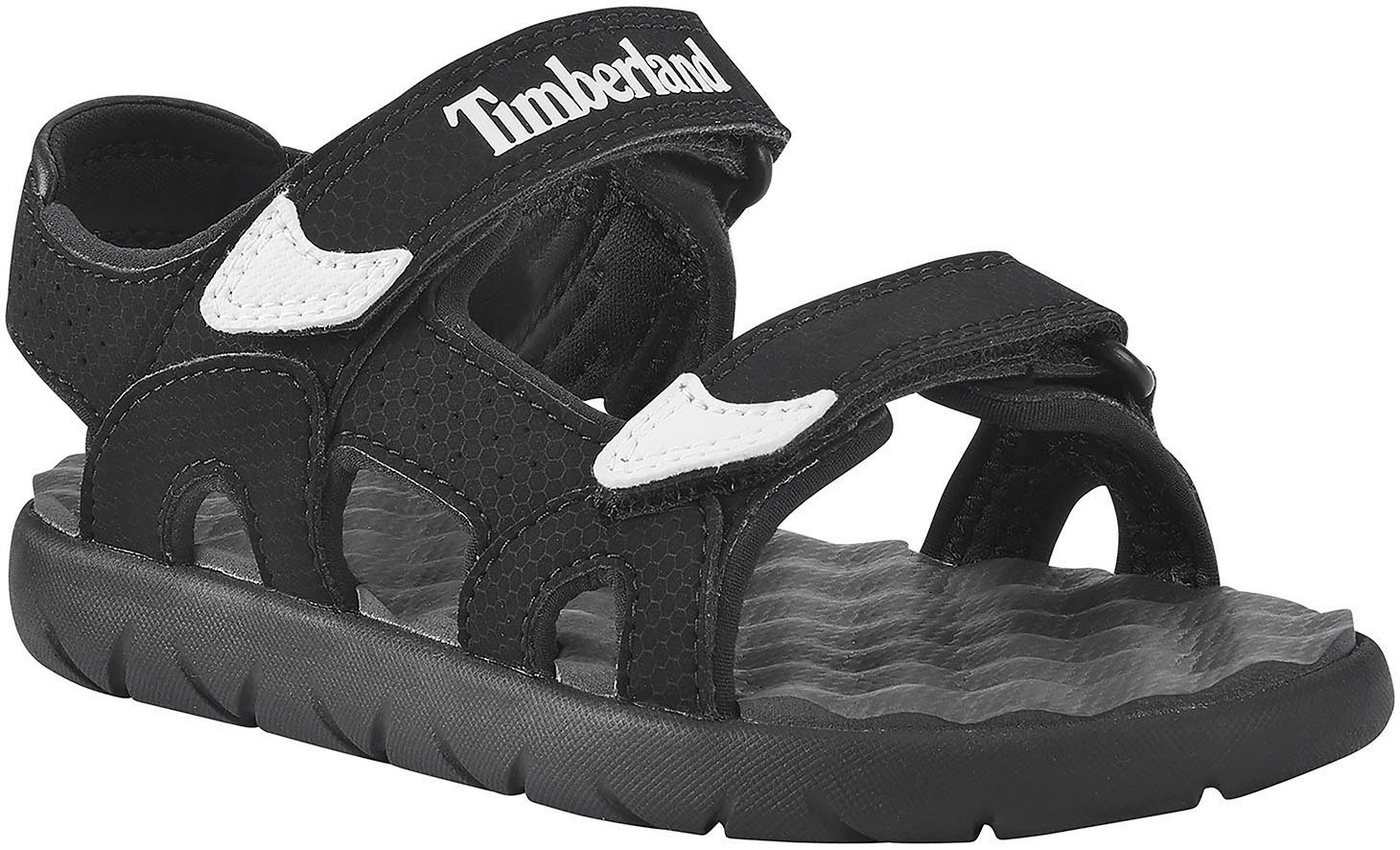 Timberland PERKINS ROW BACKSTRAP SANDAL Sandale mit Klettverschluß (schwarz/weiß)