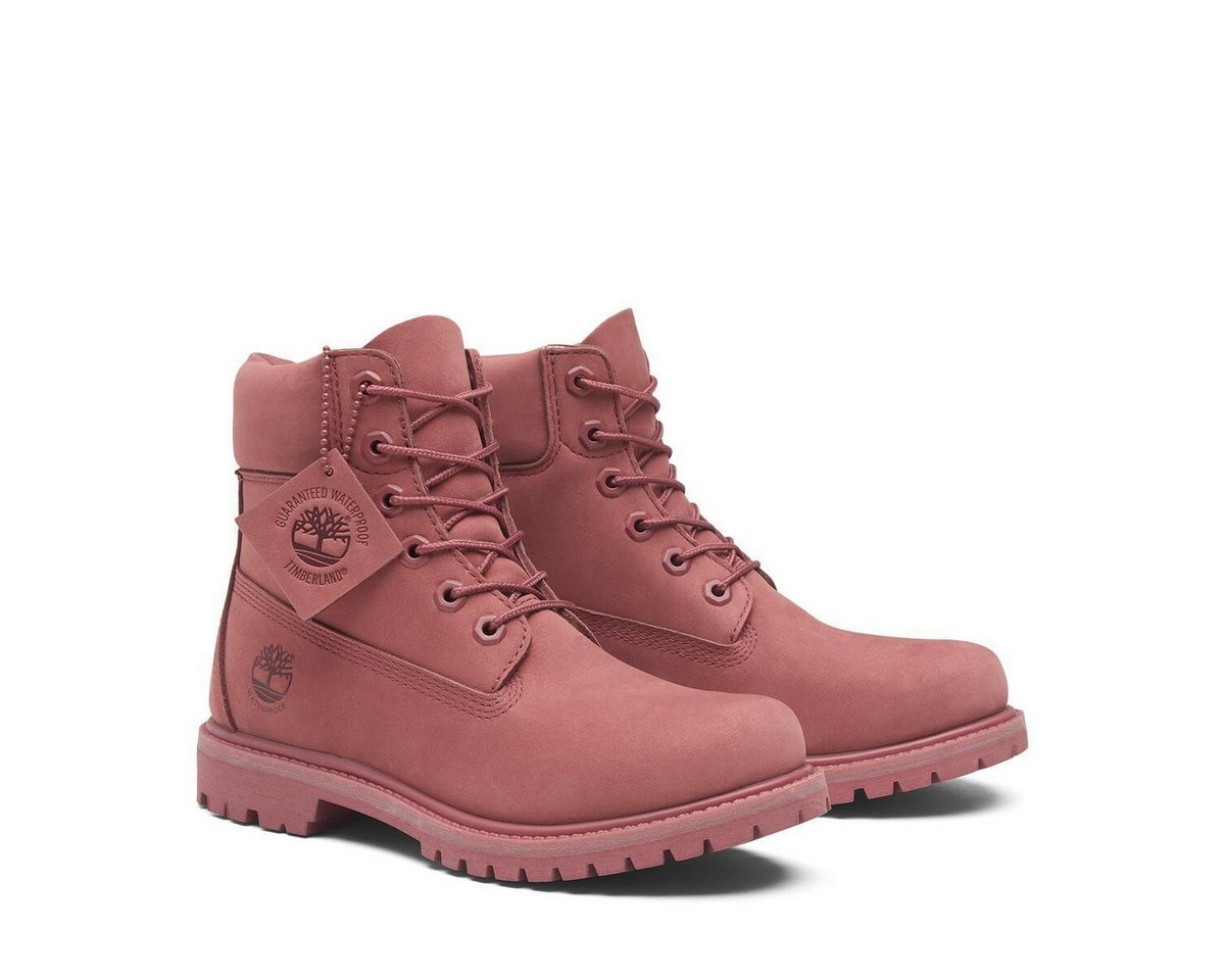 Timberland Premium 6 INCH LACE UP Schnürboots Winterstiefel, Schnürstiefel, Winterschuhe, wasserdicht (rot)