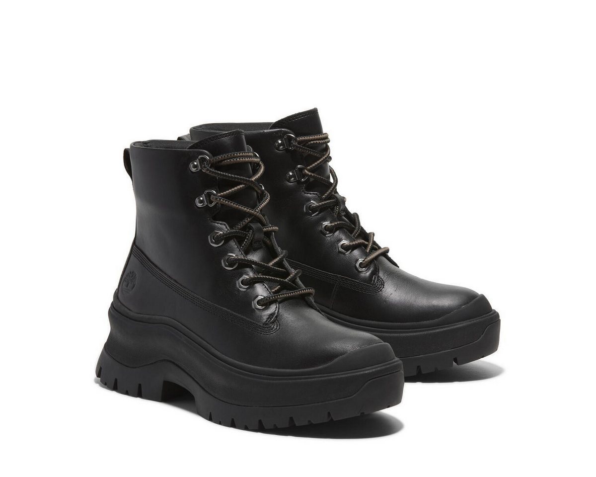 Timberland ROXIE LANE MID LACE UP BOOT Schnürstiefelette Winterschuhe, Winterstiefel, Schnürboots, Winterboots (schwarz)